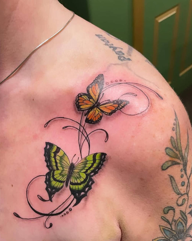 Ethereal Butterfly Shoulder Piece