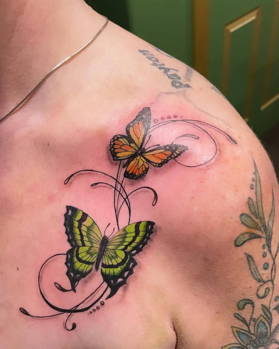 Ethereal Butterfly Shoulder Piece