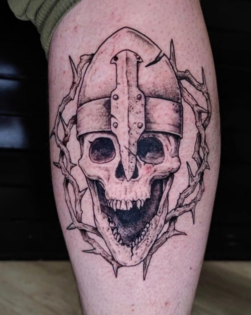 Crown of Thorns Skull Custom Piece
