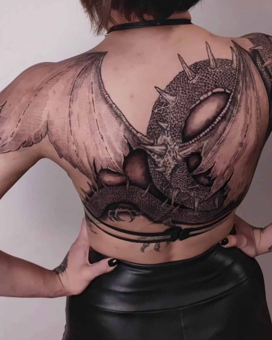 Ethereal Dragon Back Piece Custom Piece