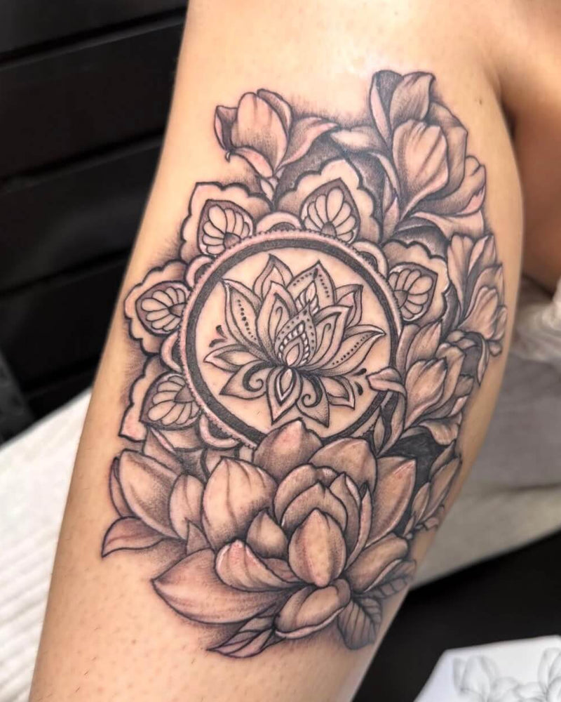 Ornamental Lotus and Magnolias