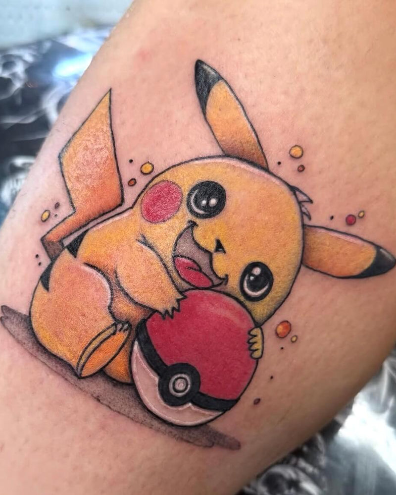 Pikachu with Poke Ball
