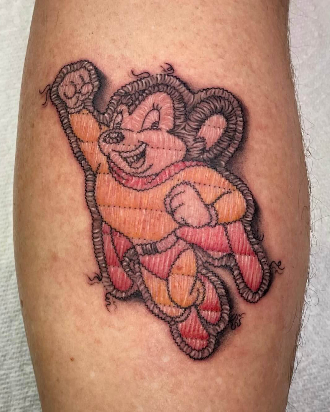 Mighty Mouse Embroidery Piece