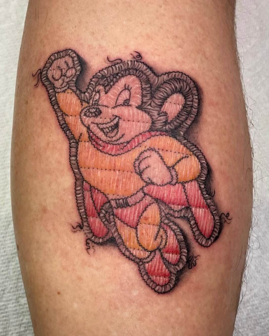 Mighty Mouse Embroidery Piece