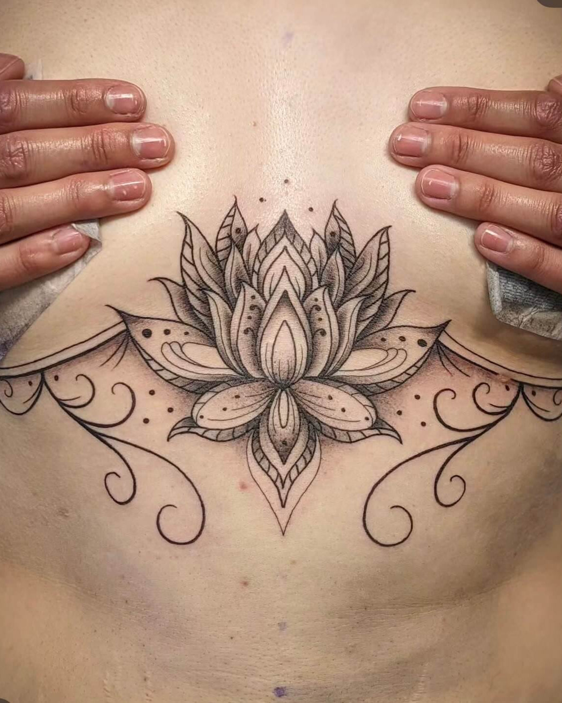Ornamental Lotus with Sternum Piece