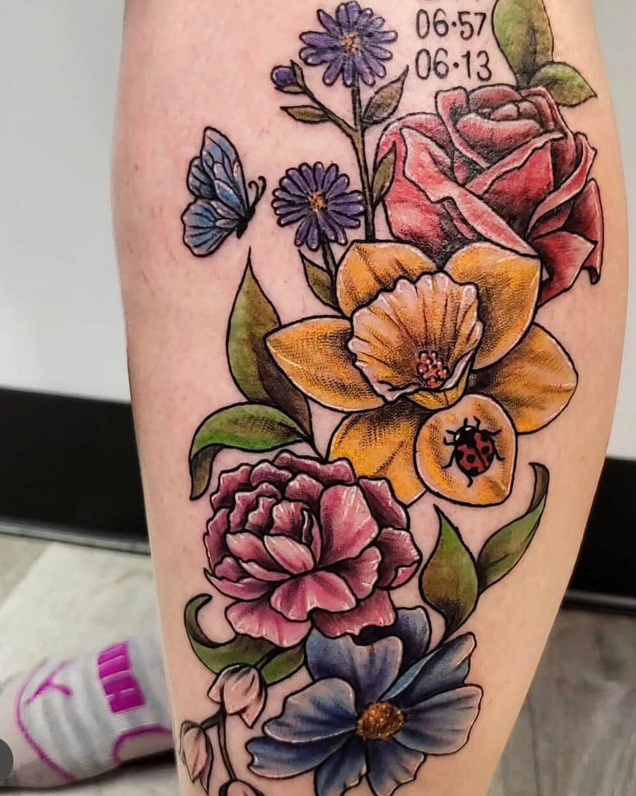 Floral Birthdate Tribute