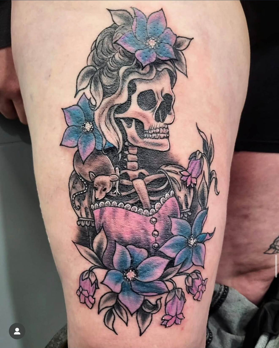 Victorian Skeleton Lady