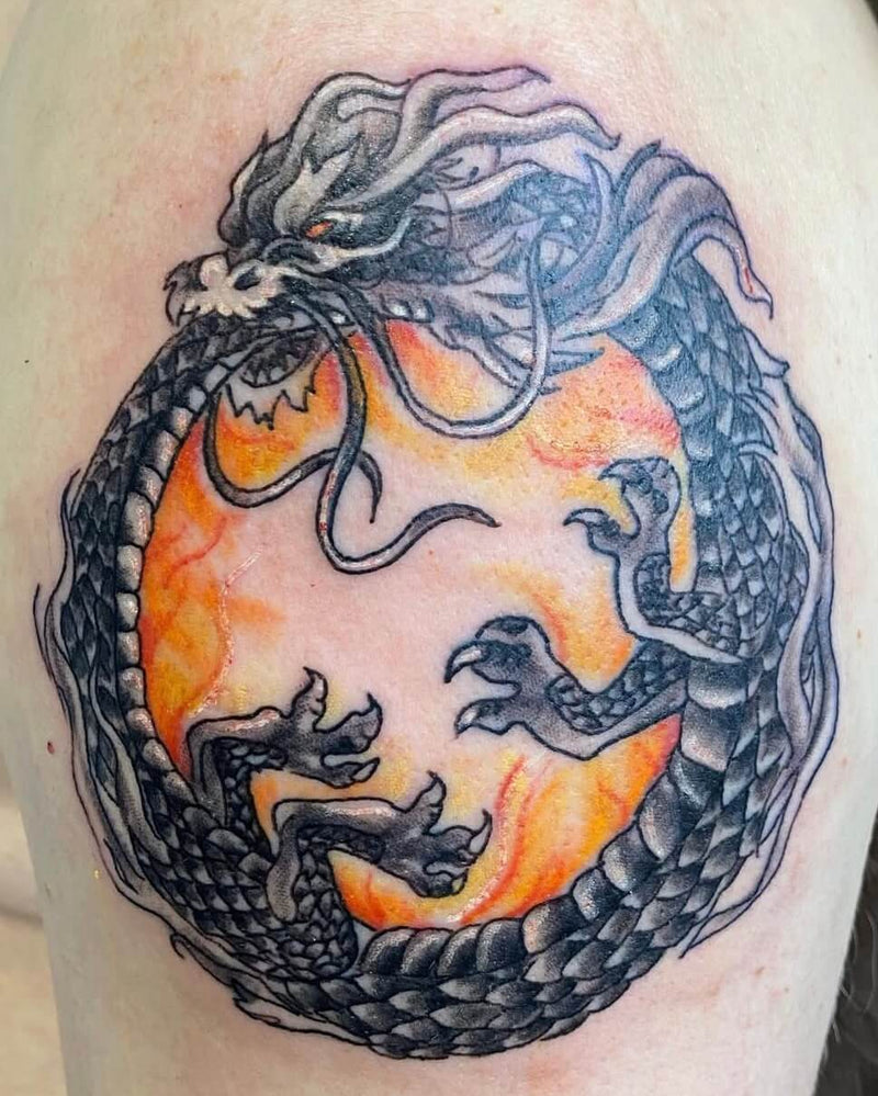 Ouroboros Dragon Medallion