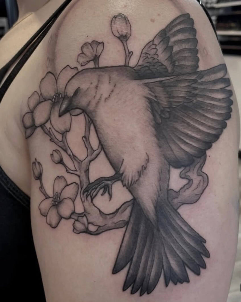 Bird and Blossoms