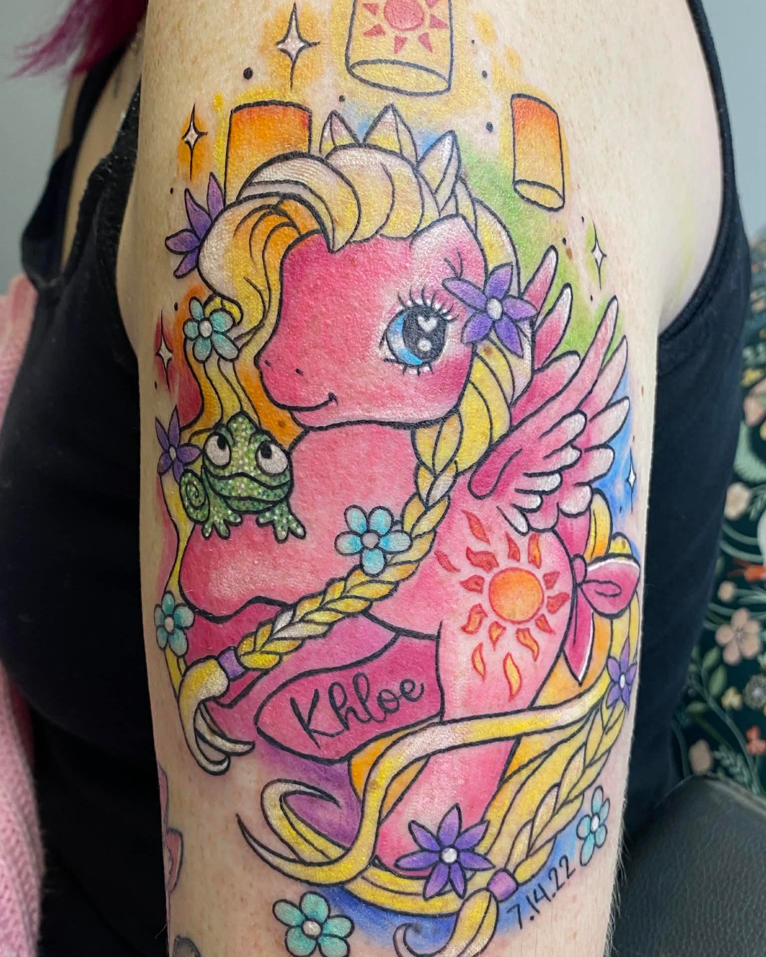 Rapunzel My Little Pony Custom Piece
