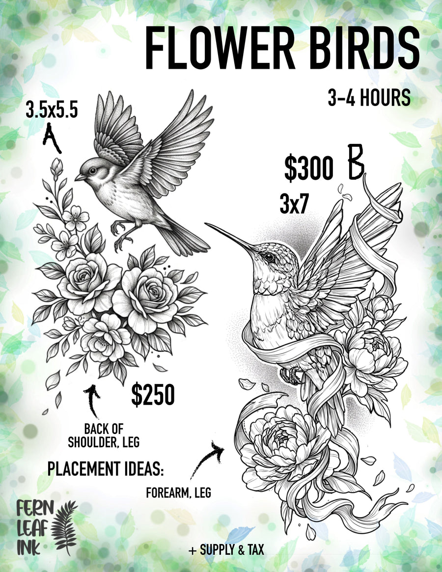 Flower Birds