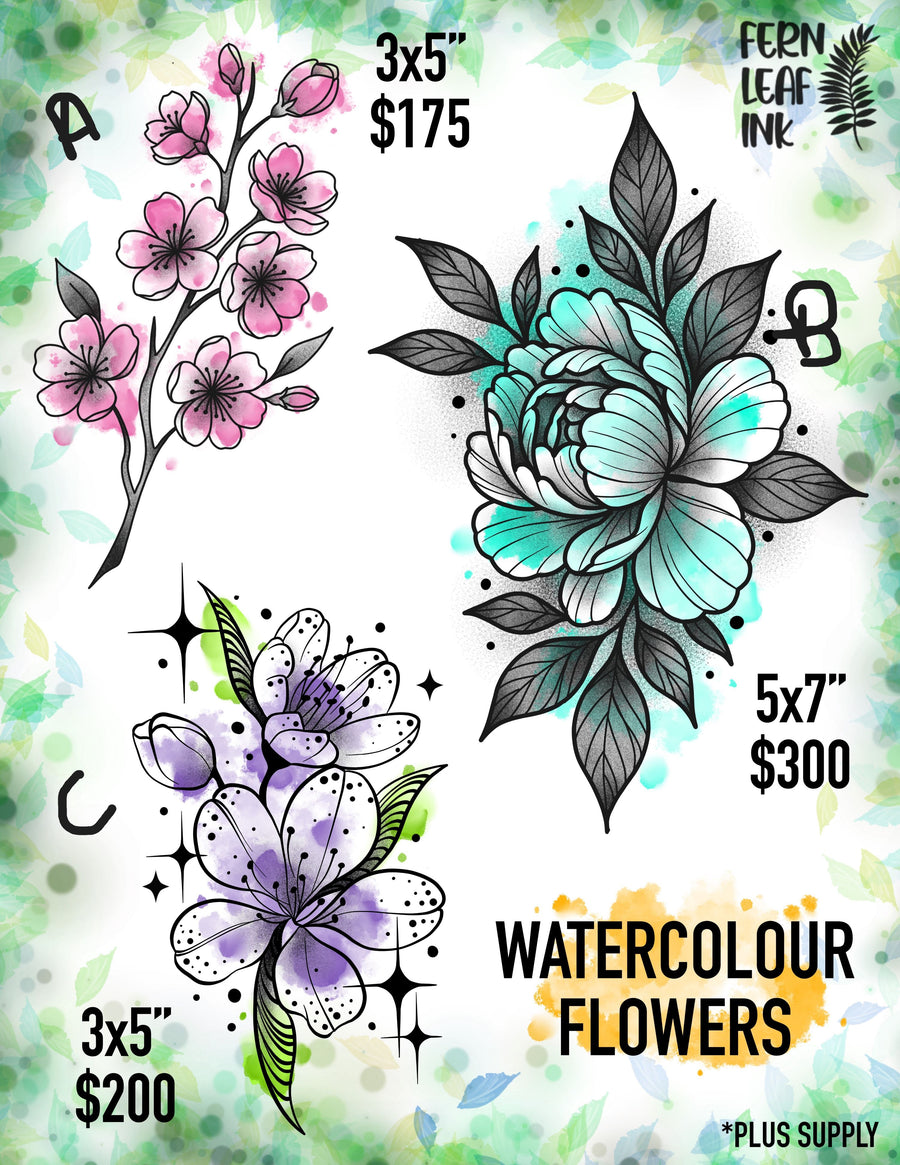 Water Colour Flowers