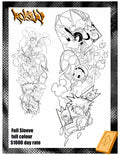 Disney and Anime Sleeve