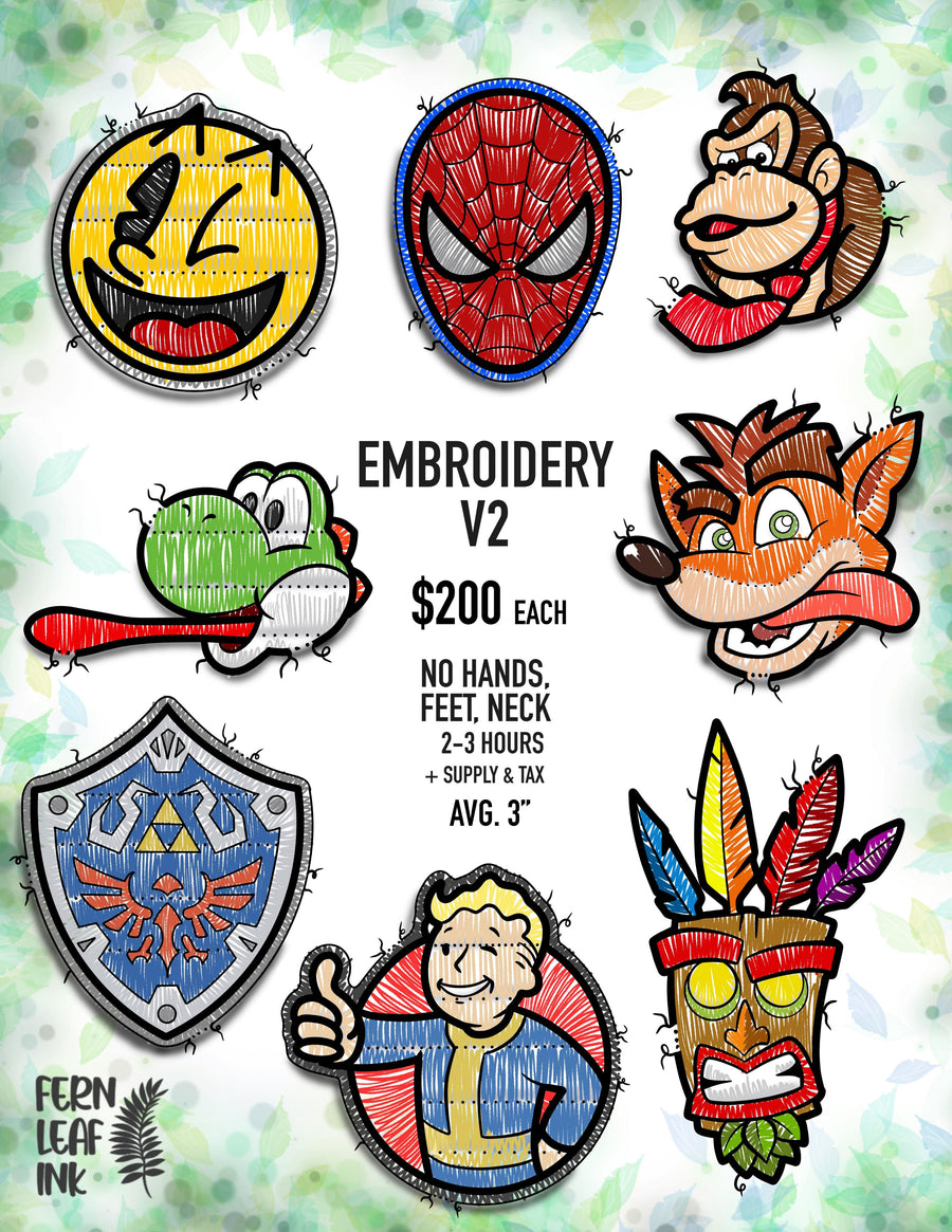 Embroidery Patches V2